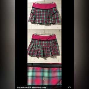 🏃🏼‍♀️ LULULEMON RUN reflection skort skirt tennis golf 8 medium gym workout m